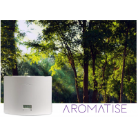 Aromatiser duftdiffusor mod en skovbaggrund.