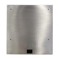 View of the back of the waterproof industrial computer enclosure