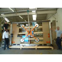 Digital signage manufacturer shipping a custom digital signage enclosure.